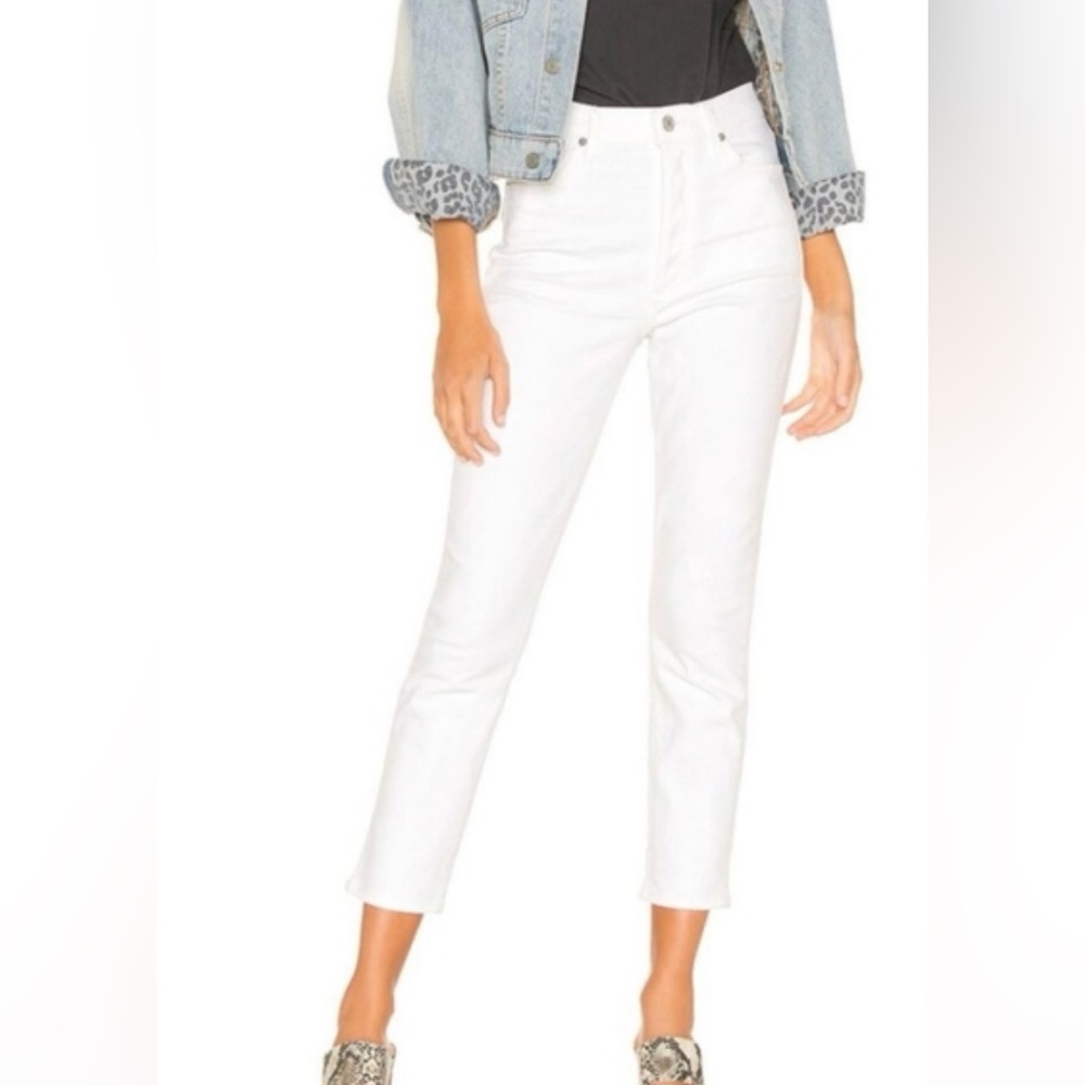 Citizens of Humanity Olivia Crop high rise denim trousers  slim size 27.